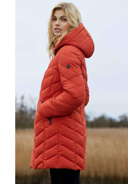 Junge long quilted jacket "My" 0225-2037-52
